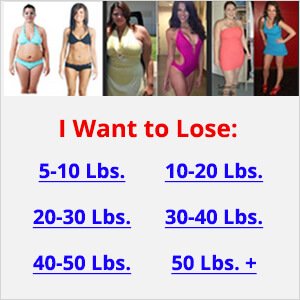 a banner of weight loss products.
